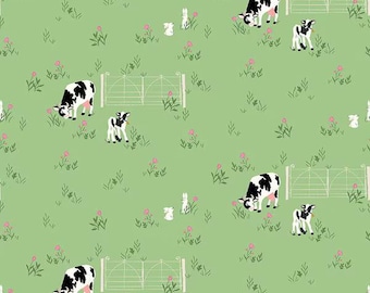 Tulip Cottage Cows and Bunnies C14262 By Riley Blake
