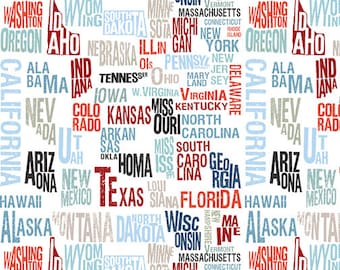 Across The USA -  Windham Fabrics 52206-3