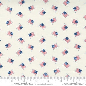 Moda - Prairie days - Flag Days  - Prairie Days Milk White 2993 12