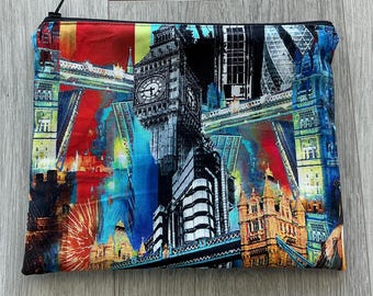 British Zipper Pouch