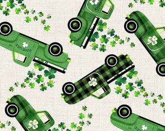 ST Patricks Good Luck Trucks GAIL-C1029  CREAM