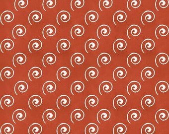 Coffee Chalk Steam Swirl Red- C11038 -by J. Wecker Frisch for Riley Blake Designs