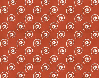 Coffee Chalk Steam Swirl Red- C11038 -by J. Wecker Frisch for Riley Blake Designs