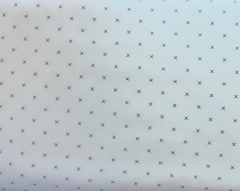 Riley Blake - Bee Backgrounds By Lori Holt Crossstitch Gray (C6381-Gray)