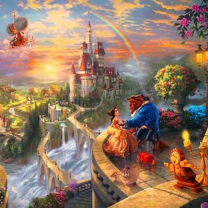Beauty Beast Kinkade - Etsy