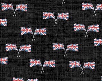 LONDON by Whistler Studios -  Windham Fabrics 52347-5 - Flags