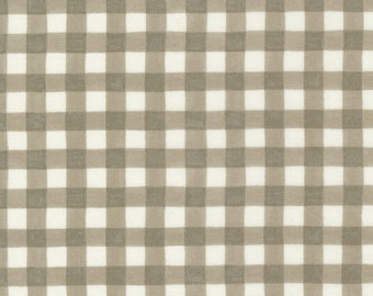 Moda - Deb Strain Effies Woods - Mushroom 56017 17  Moda - Woodland Gingham Check