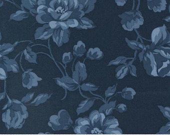 Camille Roskelley -  - Shoreline Navy 55300 24 - Cottage Large Floral