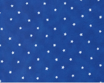 All American  - Moda - Deb Strain  5602814 - Bunting Blue with Stars
