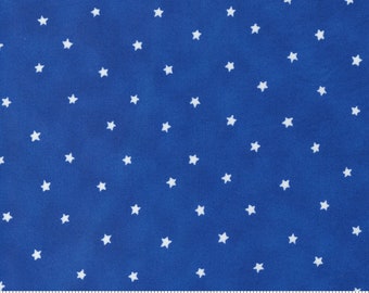 All American  - Moda - Deb Strain  5602814 - Bunting Blue with Stars