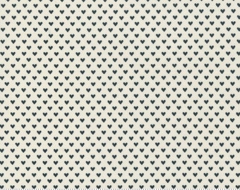 Flirt Tiny Heart Cream Black 55574 11 Moda Moda by Sweetwater for Moda