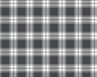 My Heritage Plaid Charcoal - for Riley Blake - C9791