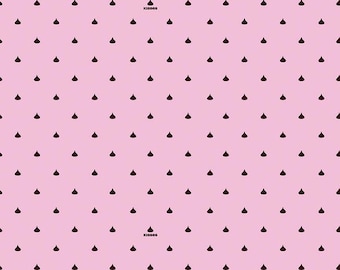 Riley Blake - Celebrate with Hershey Valentine's Day Kisses Dots C12806 - Pink