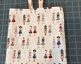 Missionary Sister lined Reusable Gift Bag 10 x 9.5 Inches