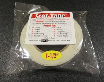 Scor-Tape - Premium Double Sided Adhesive 1-1/2"