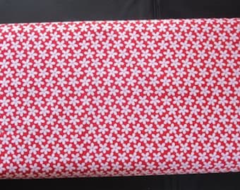 End of Bolt 2 Yards - Sweetcakes Petals Red - Riley Blake Fabric - C3143