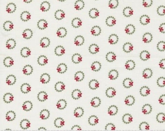 Christmas Eve Snow 5183 11 Moda    - Lella Boutique For Moda -  Wreath Dot Blenders