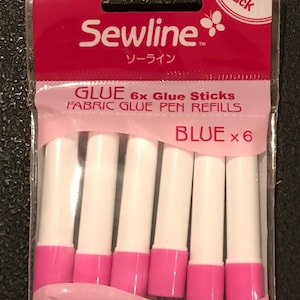 Blue Sewline Fabric Glue Pen Refill - Pen Sold Separately ( Link Below) - FAB50063 - Glue Sticks