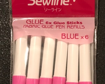 Blue Sewline Fabric Glue Pen Refill - Pen Sold Separately ( Link Below) - FAB50063 - Glue Sticks