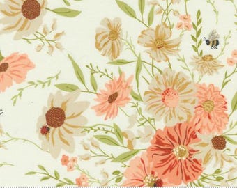 Moda Stacy Iest Hsu - Farmstead for Moda - Farmstead Porcelain 20900 11 - Farmfresh Flowers