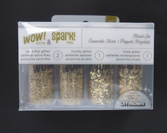 American crafts GlitterAnd Spark Tinsel -96556 - 4 Piece