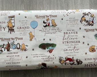 Winnie The Pooh Main Cream - C17000 by Echo Park Paper Co for Riley Blake
