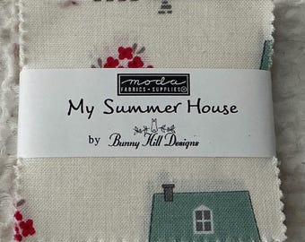 My Summer House  Mini Charm -By Bunny Hill Designs for  Moda