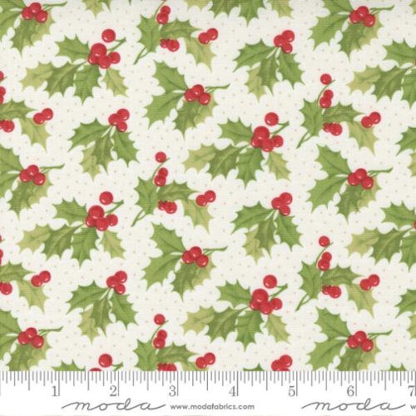 Christmas Stitched Snow Multi 20442 11 - Fig Tree - Moda Has Now Discontinued This Fabric