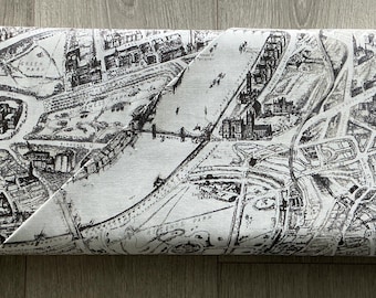 LONDON  Map by Whistler Studios -  Windham Fabrics 52348-1