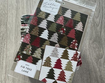 Berry and Pine Fat Quarter Bundle By Lella Boutique 5240AB Includes Free Pattern