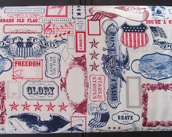 Riley Blake Designs "Lost & Found Americana" By Jen Allyson. 100% cotton, pattern C5980—MULTI Main.