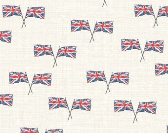 LONDON by Whistler Studios -  Windham Fabrics 52347-1 - Flags