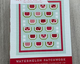 Summertime Watermelon Patchwork Quilt Kit by Camille Roskelley for Thimbleblossoms - KIT55320 - Last One Remaining!
