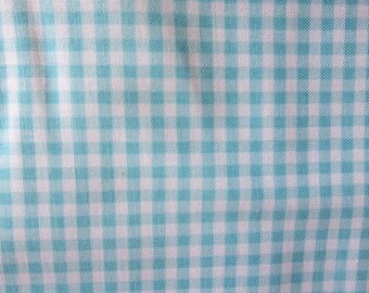Riley Blake 1/8 Inch Small Gingham Aqua C440-20