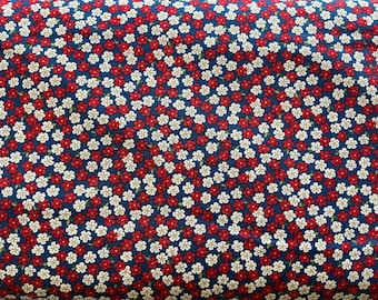 Red White Bloom Midnight Blue 56115 12 - By Deb Strain for Moda