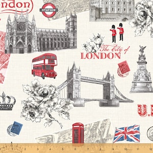 London -  Windham Fabrics 52343-1 - This Print Has Been Discontinued !