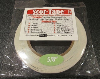 Scor-Tape - Premium Double Sided Adhesive 5/8"