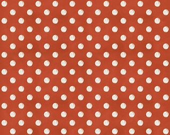 Coffee Chalk Polka Dots Red - C11032 -by J. Wecker Frisch for Riley Blake Designs