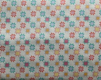 Patchwork Stars Latte - C17243 - By Liza Taylor for Riley Blake