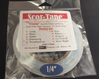 Scor-Tape - Premium Double Sided Adhesive 1/4"