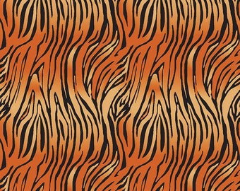 Riley Blake  On Safari Bengal Orange - C10456