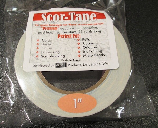 Scor-tape 1/4 Double Sided Adhesive Scor Tape Acid Free Double Sided Tape  Double Sided Permanent Tape Scrapbook Tape 18-003 