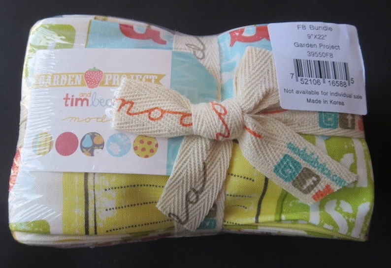 Moda Fat Eighth Bundle Garden Project by Tim /& Beck