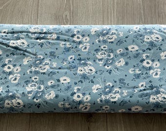 Nantucket Summer Light Blue  55260 24 Moda -  Floral - Camille Roskelley