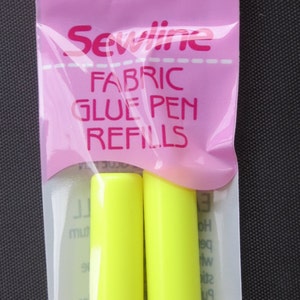 Yellow Sewline Fabric Glue Pen Refill - Pen Sold Separately ( Link Below) - FAB50014 - Glue Sticks - Gluestick