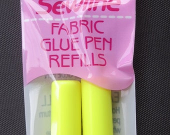 Yellow Sewline Fabric Glue Pen Refill - Pen Sold Separately ( Link Below) - FAB50014 - Glue Sticks - Gluestick