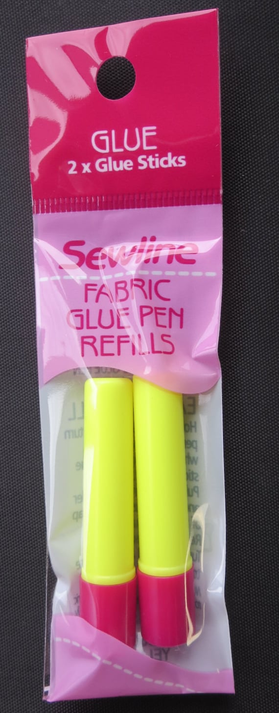 Sewline - Glue Pen - Water Soluble with Blue Refill Sewing Bee Fabrics