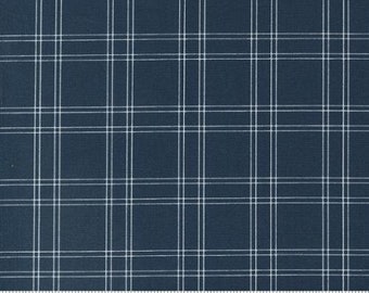 Camille Roskelley -  Shoreline Navy 55302 14 - Plaid Checks and Plaids