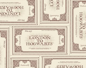 Cream Harry Potter Ticket to Hogwarts - 23800616-2 Camelot- Wizarding World- Harry Potter- J.K. Rowling's Collection