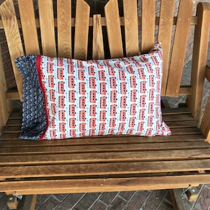 Novelty Pillowcase - British Themed / England Pillowcase / U.K - Double Decker / Red Bus